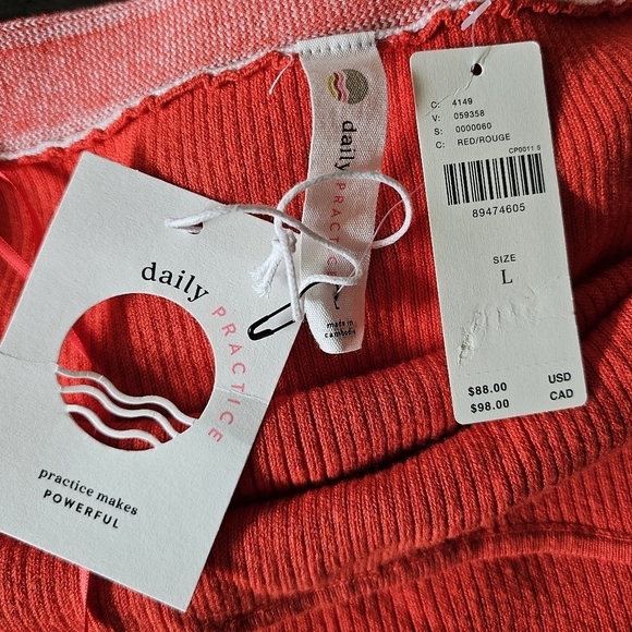 Daily Practice by Anthropologie Full Speed Retro Knit Halter Mini Dress, RED - Picture 12 of 13